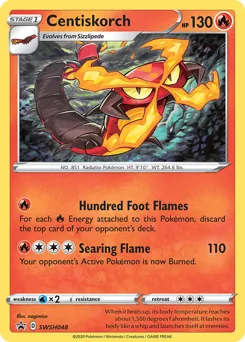 SWSH Black Star Promos Centiskorch Pokémon card